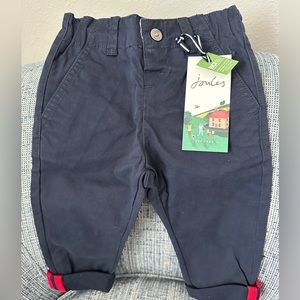 Joules NWT Boys Navy Laundered Chino—Age 1, Height 31.5